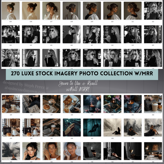 Master Resell Rights Luxe Imagery Photo Collection Bundle