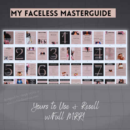 My Faceless Marketing Starter Bundle w/MRR | Learn & Earn Faceless Marketing Strategy