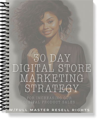 30 Day Digital Store Marketing Strategy with MRR