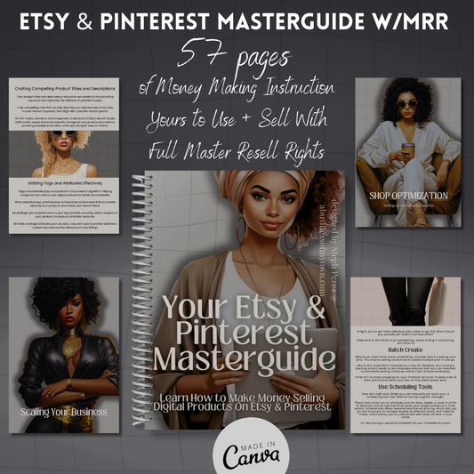 Your Etsy & Pinterest Masterguide w/MRR